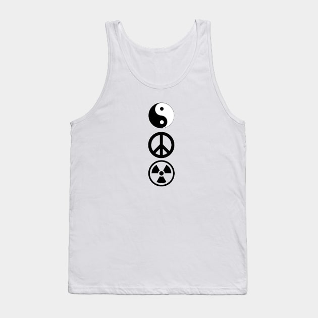 yin yang,peace and love,radiation,pokimane,twitchtv Tank Top by misoukill